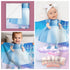 Personalized Cinderella-Inspired Baby Blanket – Custom Name & Birthdate | Princess Baby Blanket